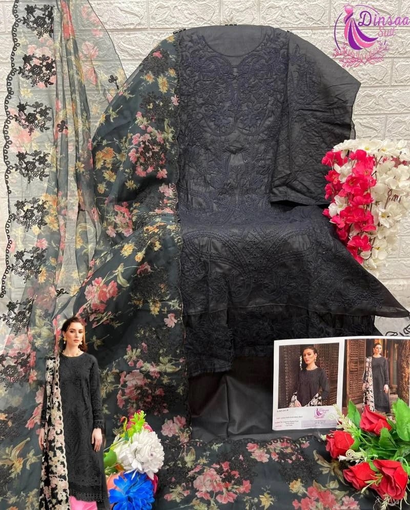 Dinsaa 243 Soft Cotton Pakistani Salwar Suits Collection