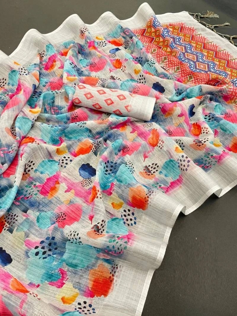 Apple Aaradhana 23 Linen Blend Saree Collection
