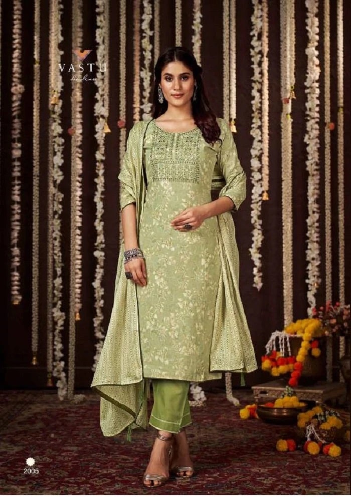 Vastu Gulmohar Vol 1 Printed Ready Made Cotton Dress Collection