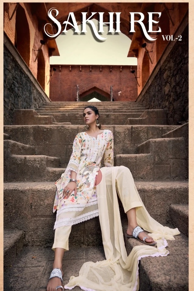Af Sakhi Re Vol 2 Soft Cotton Daily Wear Kurti Pant With Dupatta Collection