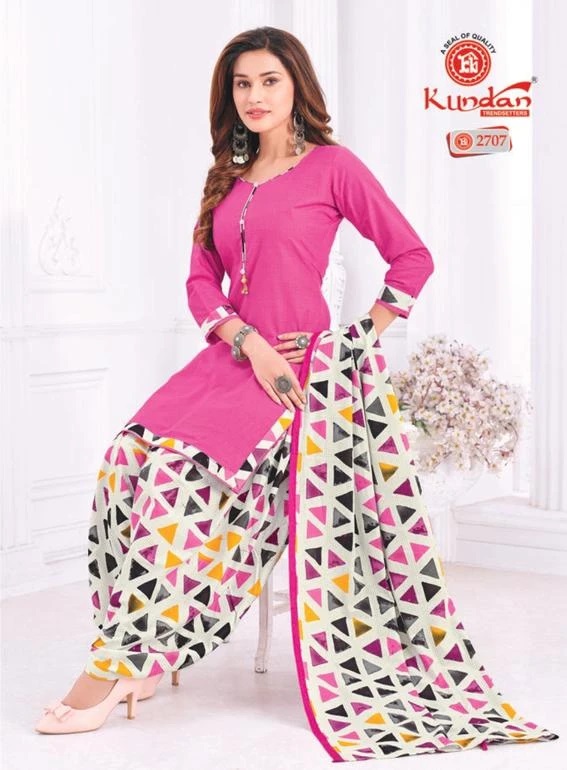 Kundan K4u Vol 27 Cotton Printed Ready Made Dress Collection