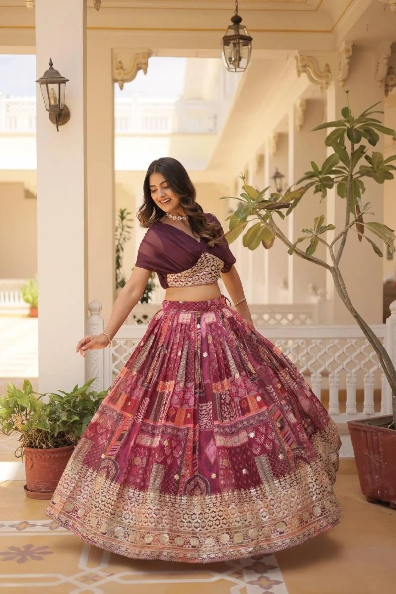 Anamika Vol 44 Russian Embroidered Lehenga Choli Collection