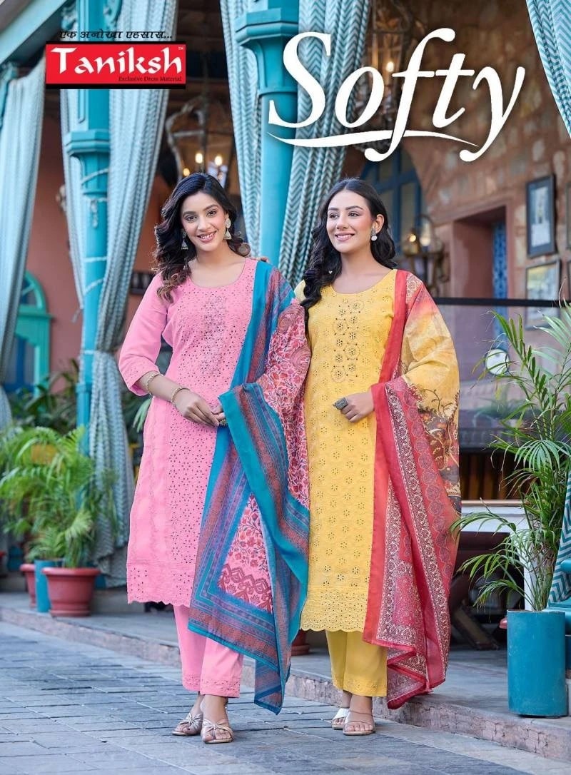 Taniksh Softy Vol 1 Designer Kurti Bottom With Dupatta Collection