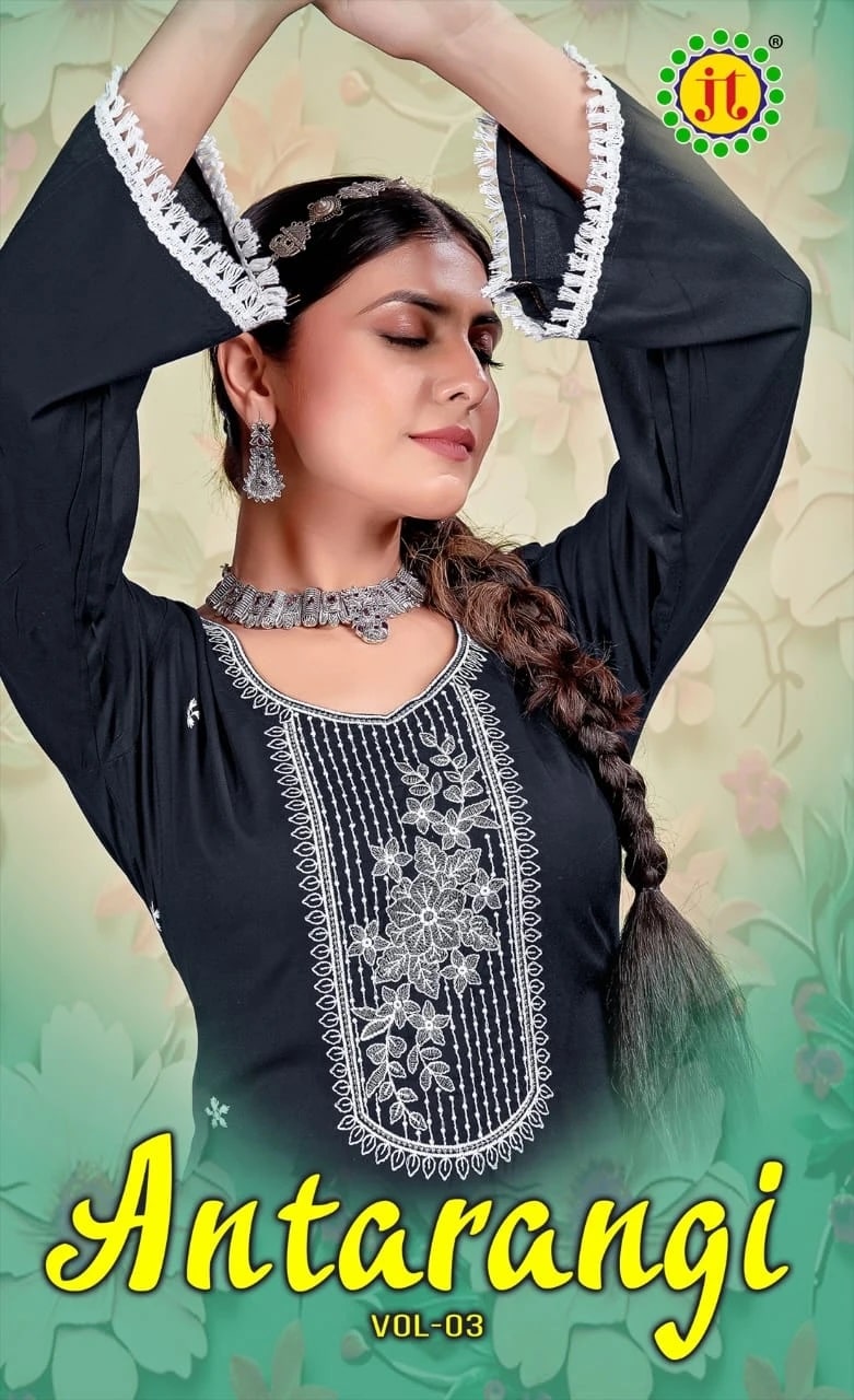 Jt Antarangi Vol 3 Daily Wear Dress Material Collection