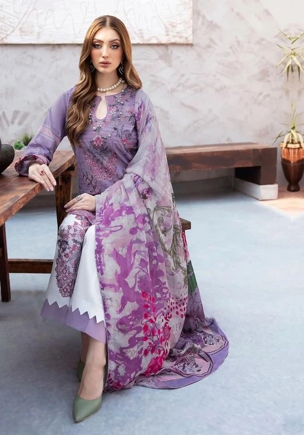 Shree Chevron Premium Collection Vol 7 Pakistani Suits Chiffon Dupatta