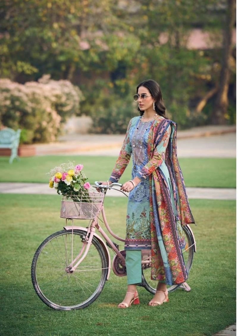 Riaz Arts Musafir Vol 3 Lawn Cotton Printed Dress Material Collection