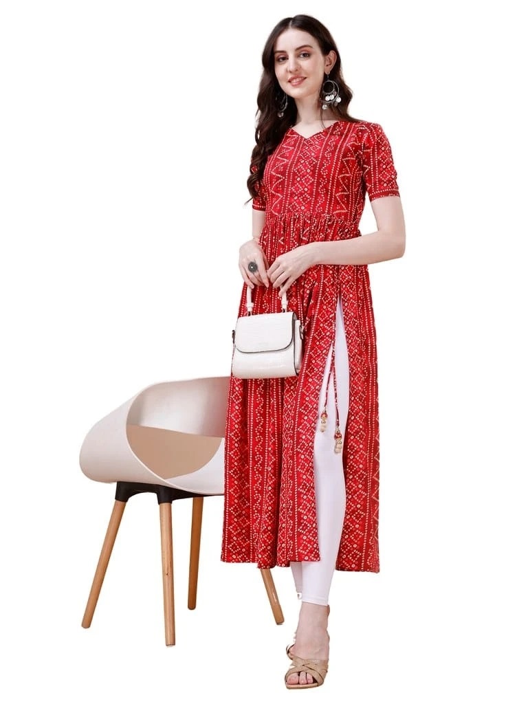 9Star Fashion Bandhani Hit Colors Digital Printed Kurti Collection