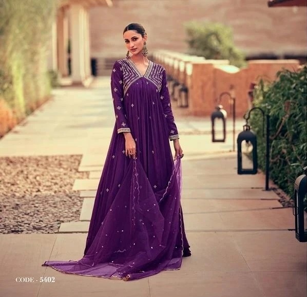 Maskara 5400 To 5404 Silk Embroidered Salwar Suit Collection