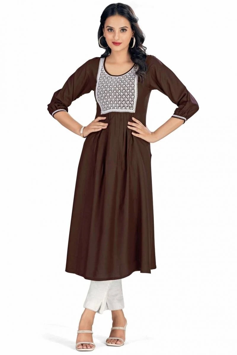 9Star Fashion Hitika Vol 2 Embroidered Kurti Collection