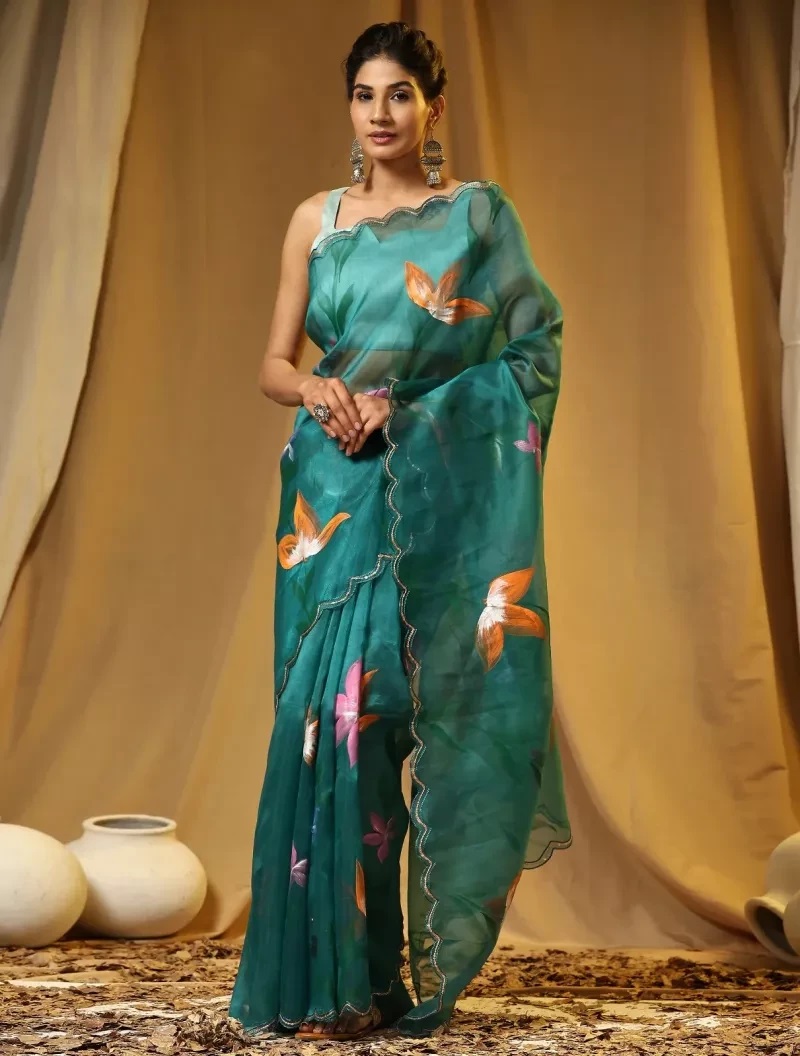 Rangat 1 Organza Digital Printed Saree Collection