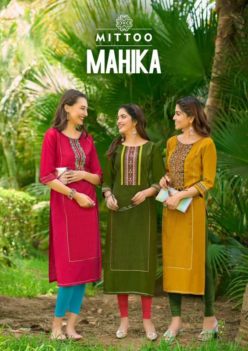 Mittoo Mahika Viscose Designer Kurti Collection