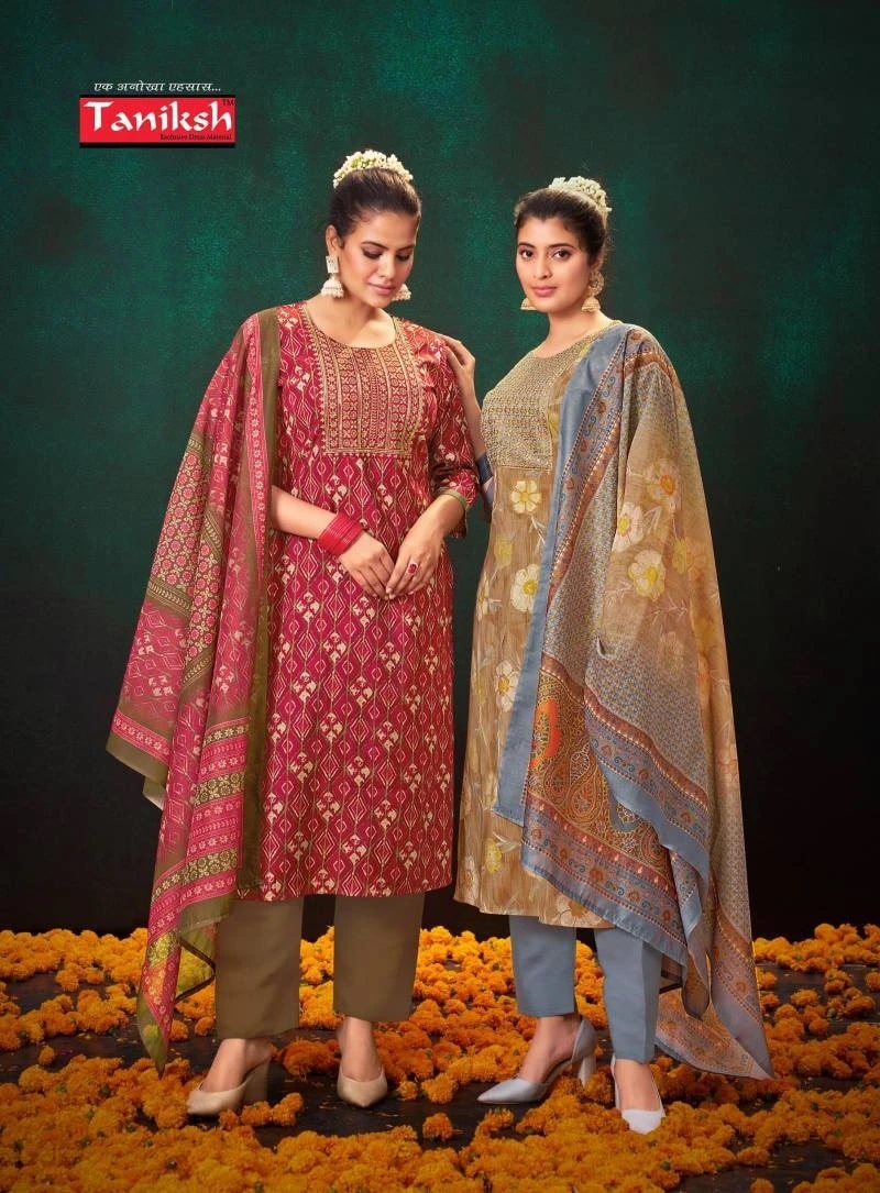 Taniksh Selina Vol 01 Printed Kurti Bottom With Dupatta