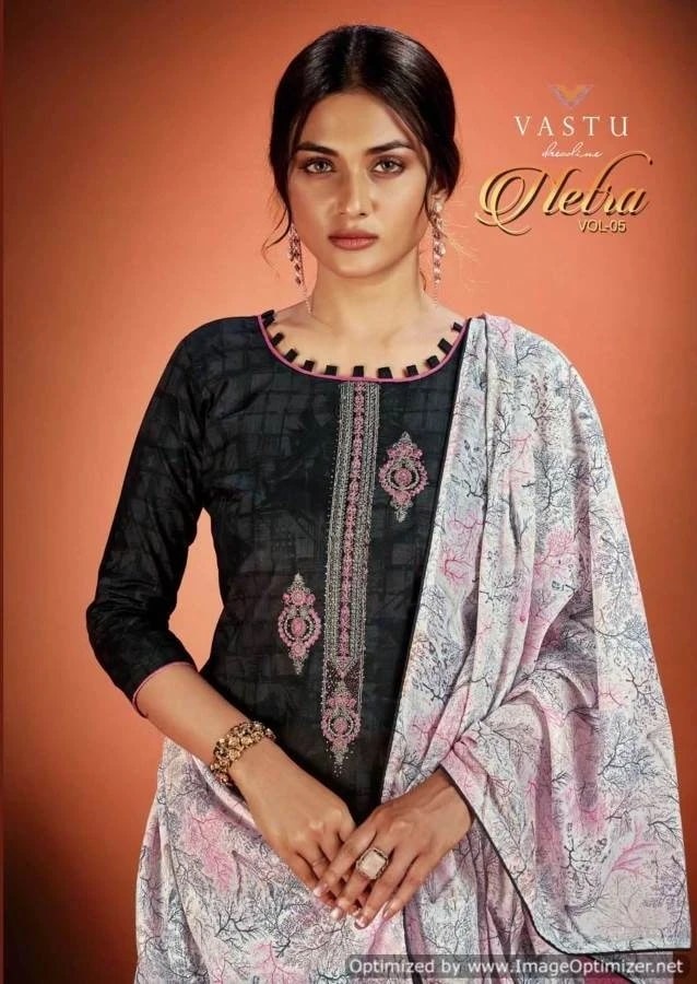 Vastu Netra Vol 5 Pure Cotton Kurti Bottom With Dupatta