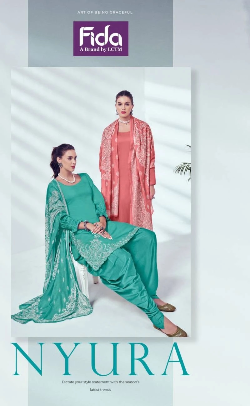 Fida Nyura Cotton Exclusive Dress Material Collection