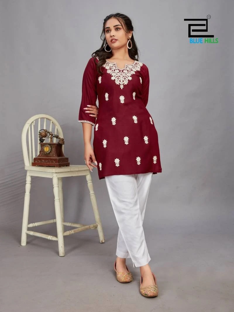 Blue Hills Divya Western Ladies Top Collection