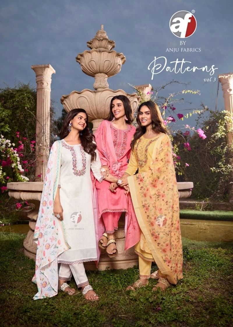 Af Patterns Vol 3 Cotton Kurti Bottom With Dupatta Collection