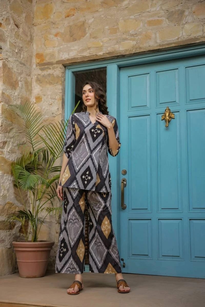Dhruvi 147 Rayon Fancy Tops With Pant Collection