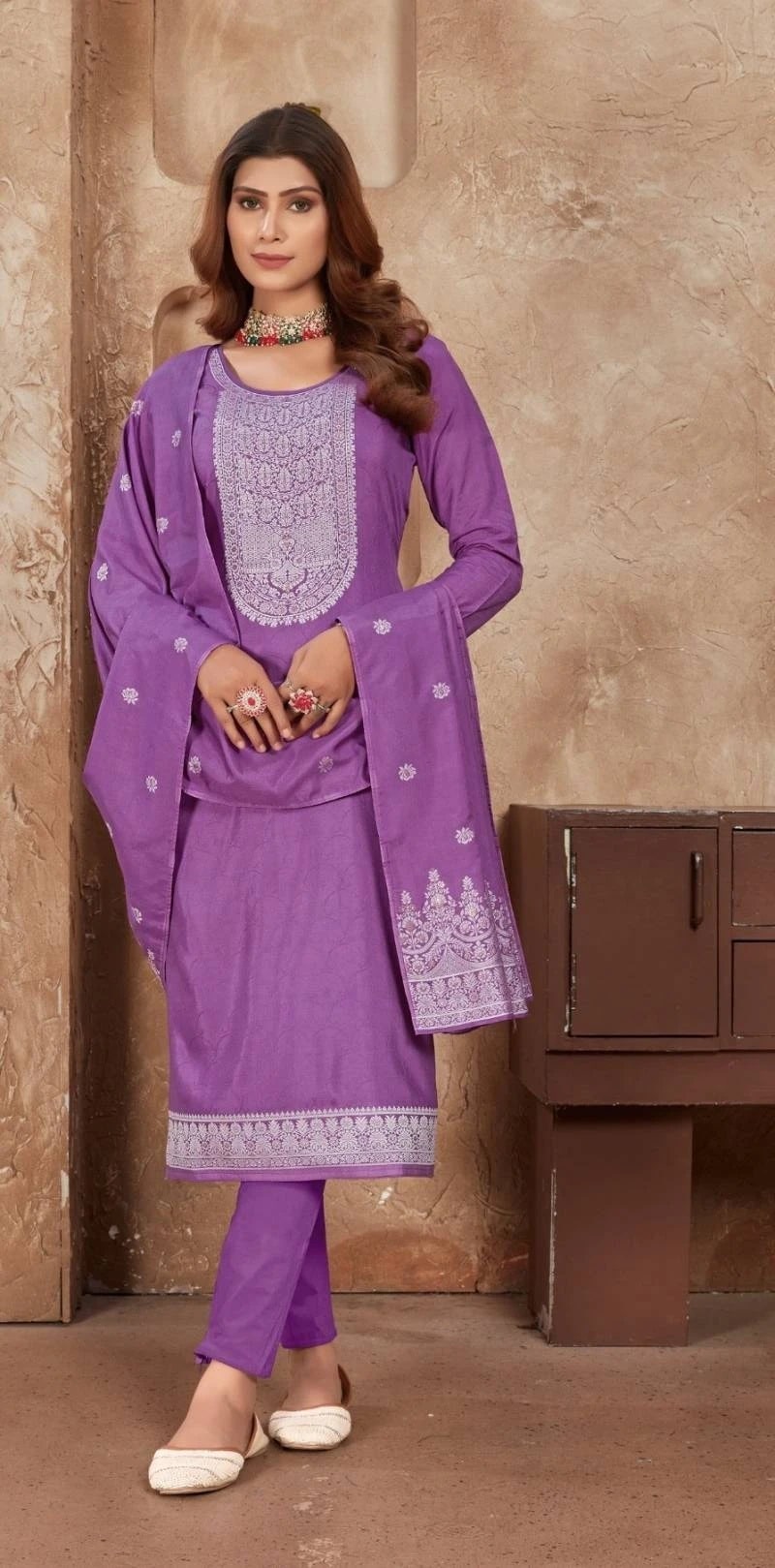 Triple Aaa Ria Muslin Designer Salwar Kameez Collection
