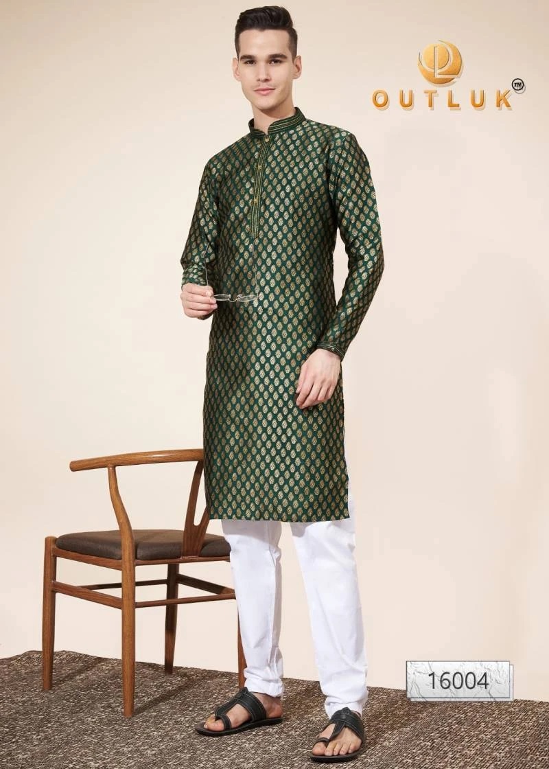 Outluk Wedding Collection Vol 16 Kurta With Pajama Mens Wear Collection