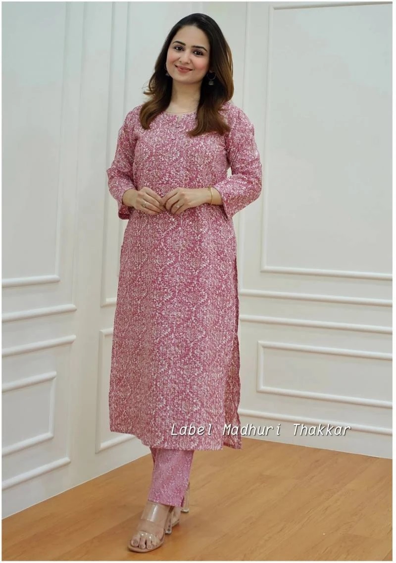 Dhruvi 150 Rayon Daily Wear Kurti With Pant Collection