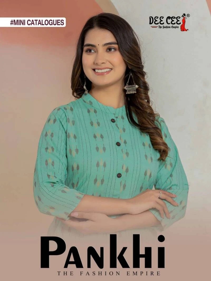 Deecee Pankhi Casual Wear Kurti With Bottom Collection
