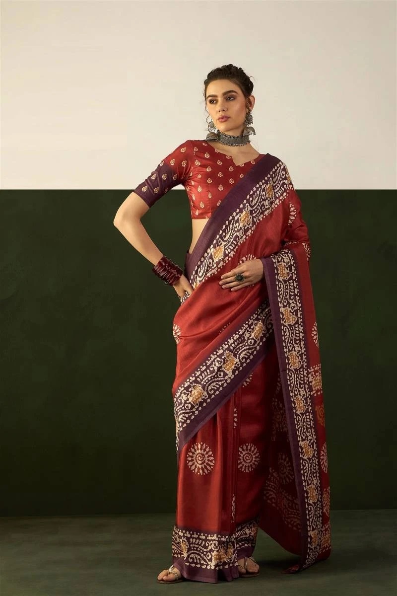 Apple Dola 183 Silk Printed Saree Collection