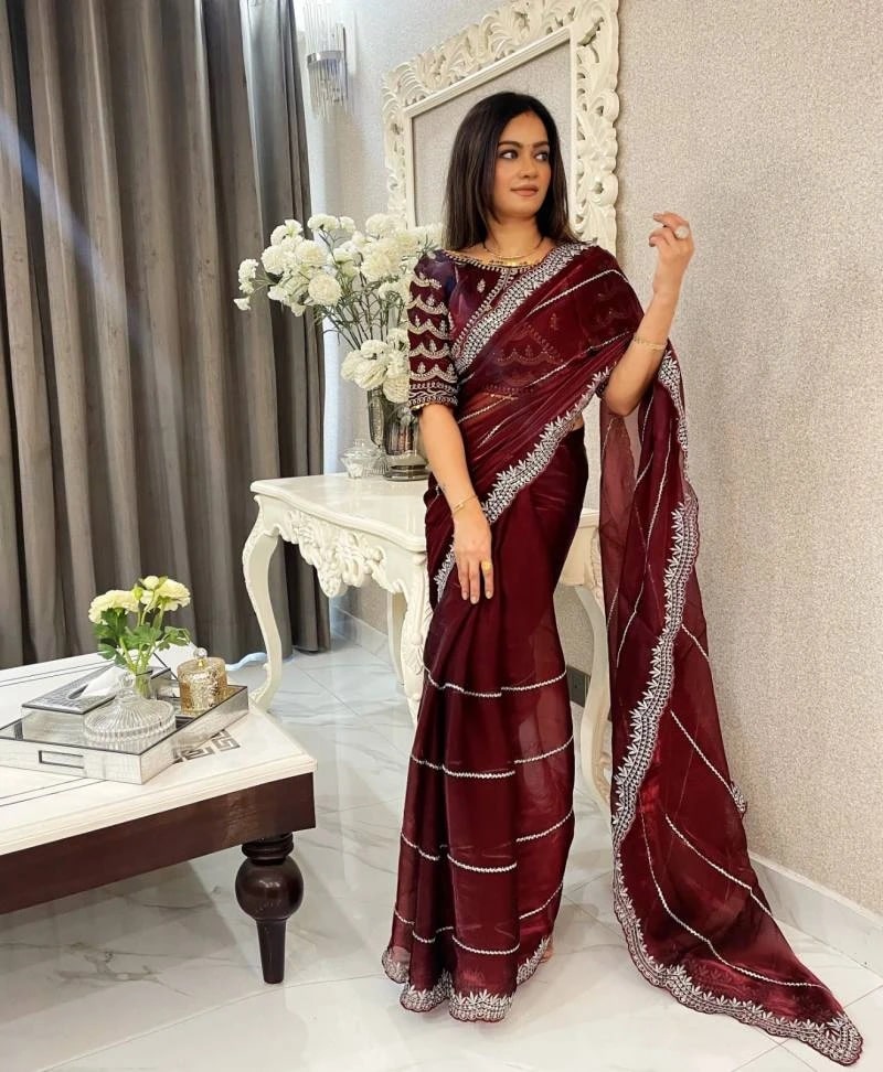 KC 829 Jimmy Chu Silk Designer Saree Collection