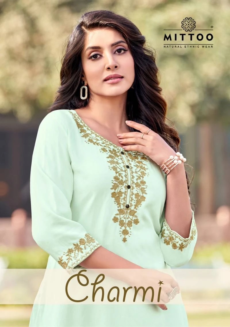 Mittoo Charmi Rayon Western Short Fancy Top Collection