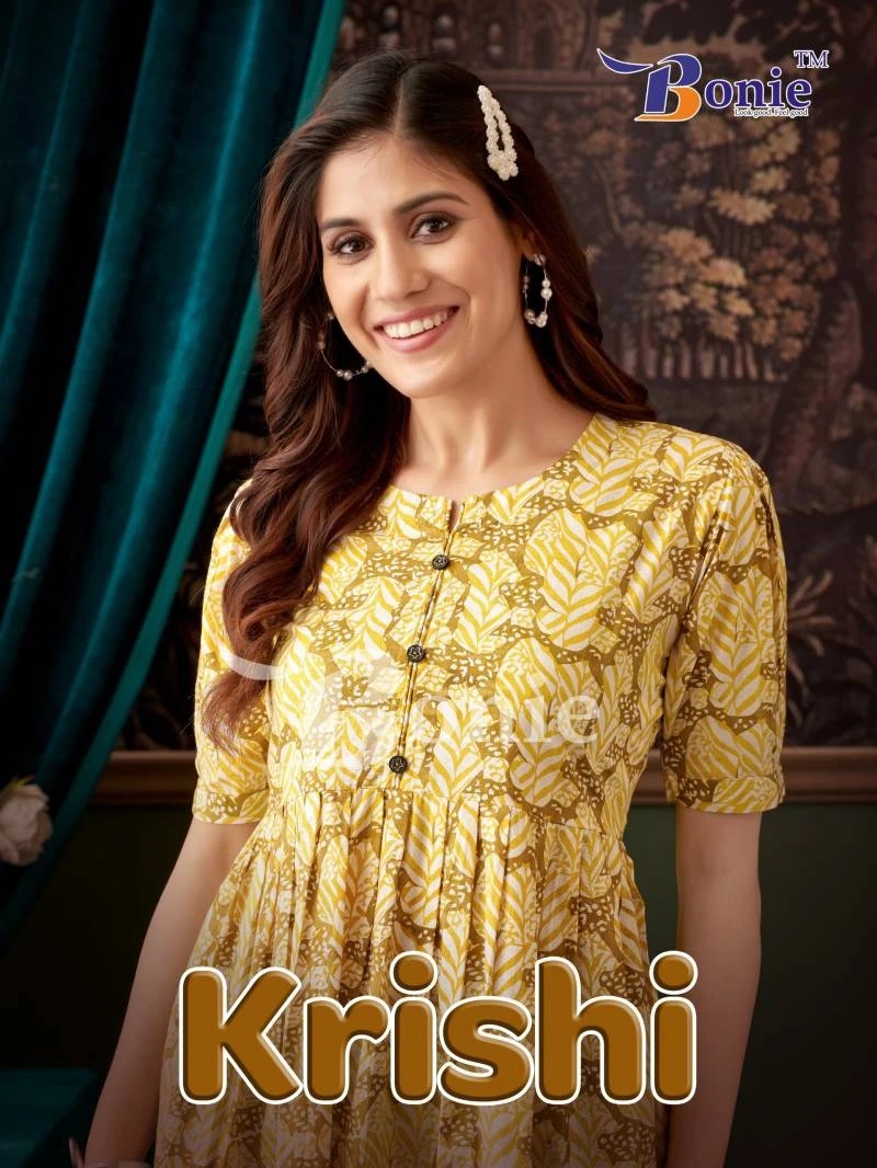 Bonie Krishi Vol 1 Cotton Fancy Western Top Collection