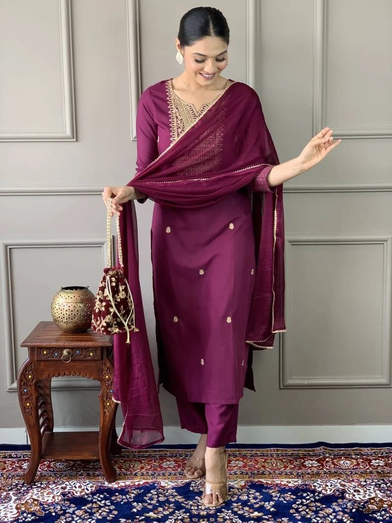 Sku 554 Designer Kurti Bottom With Dupatta Collection