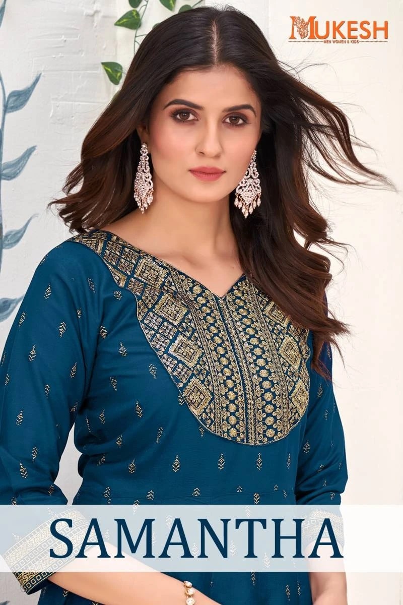 Mukesh Samantha Designer Kurti Collection