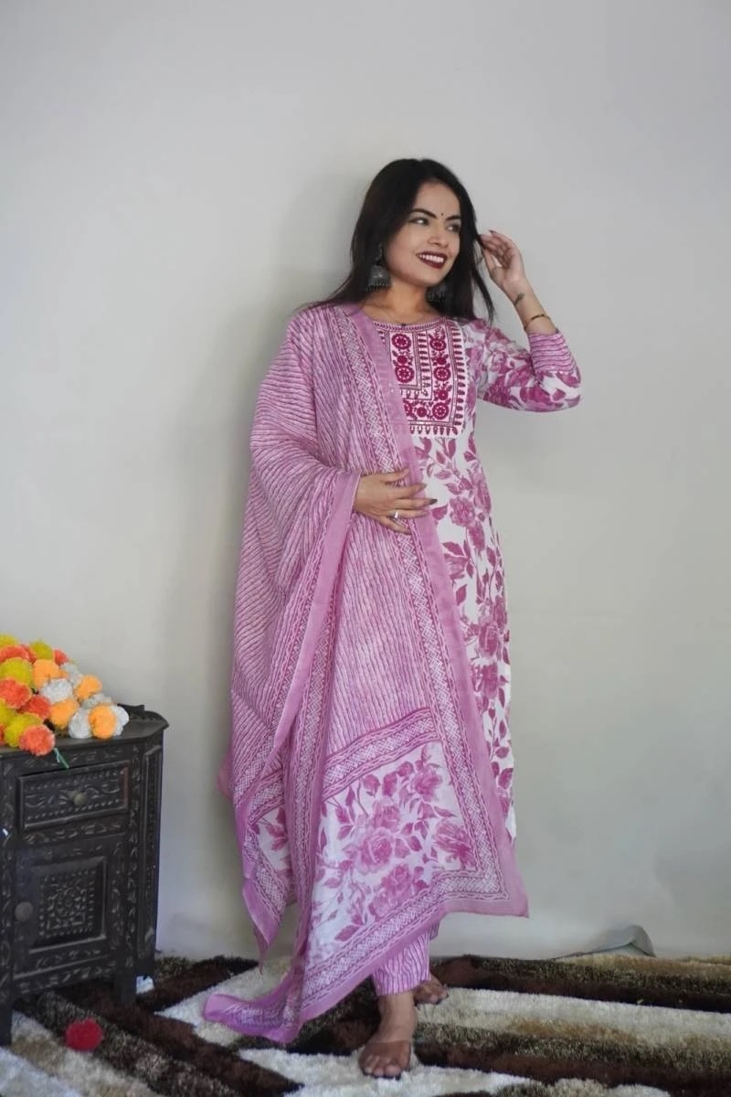 Dhruvi 158 Daily Wear Kurti Bottom With Dupatta