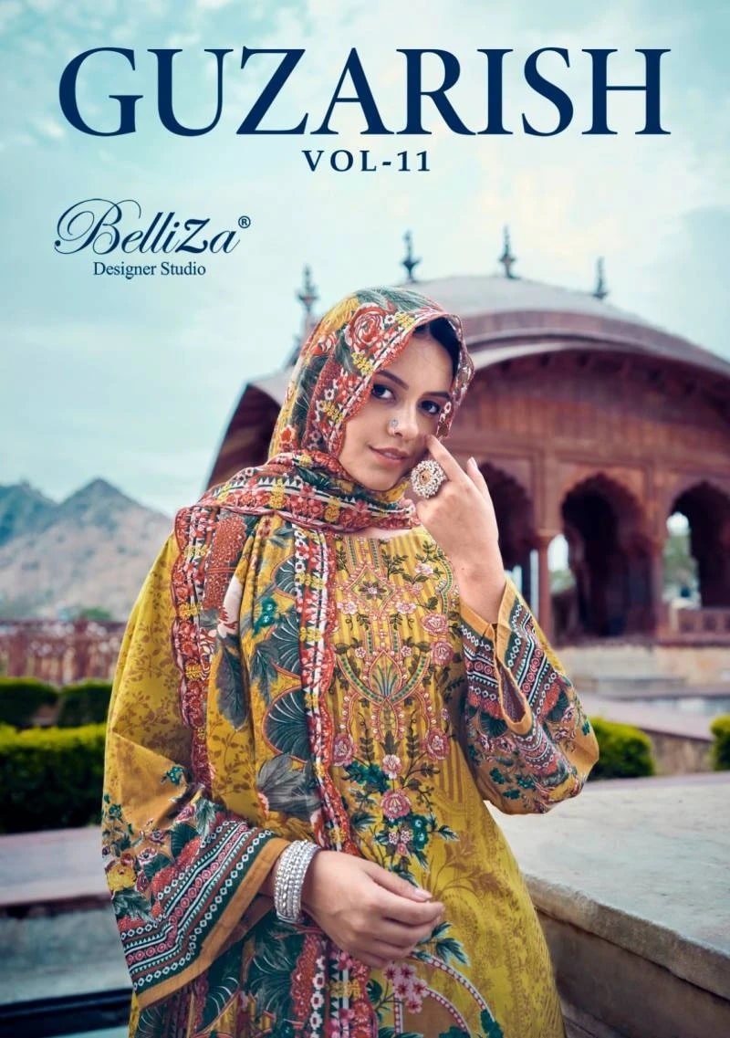 Belliza Guzarish Vol 11 Printed Dress Material Collection