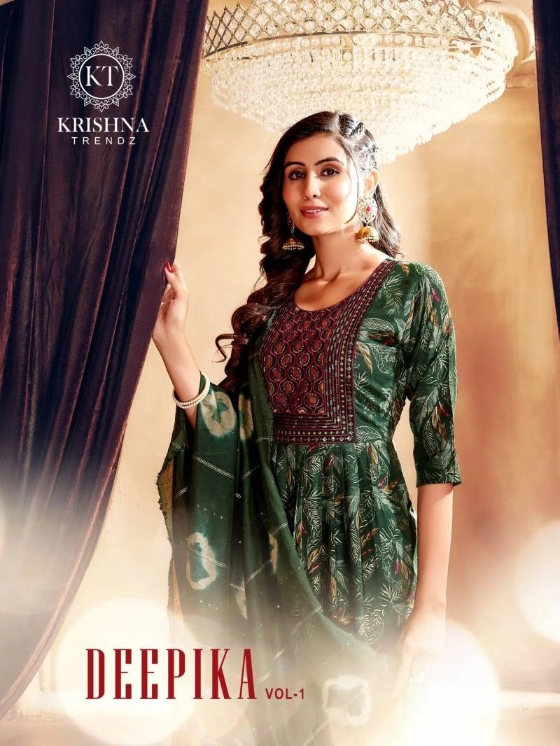 Krishna Deepika Vol 1 Printed Kurti Wholesale