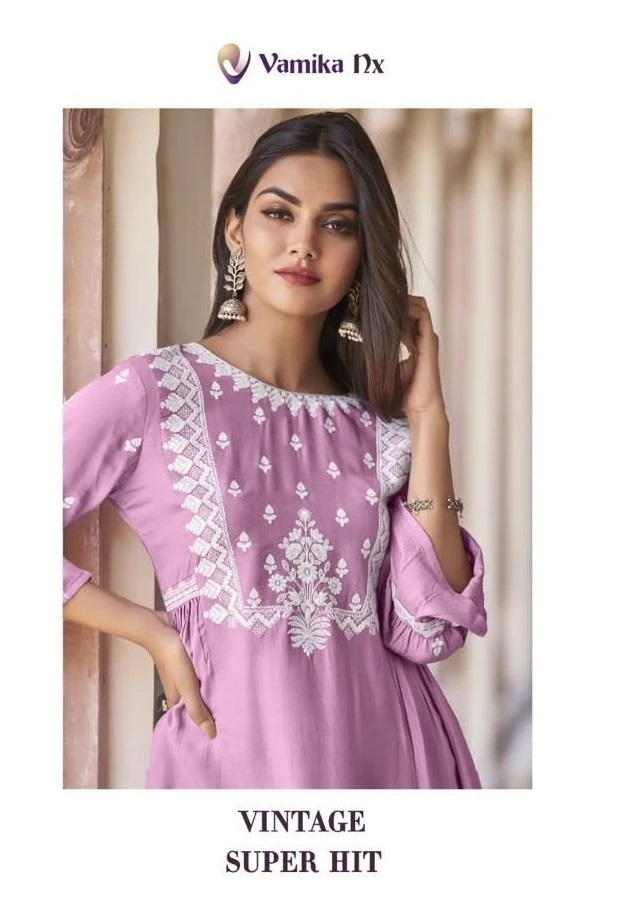 Vamika Nx Vintage Western Ladies Top With Bottom