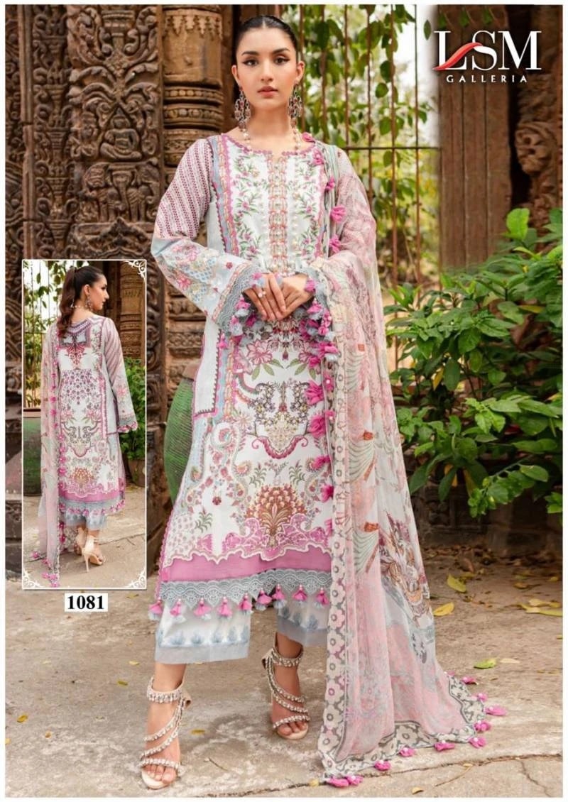Lsm Parian Dream Vol 9 Luxury Lawn Cotton Dress Material