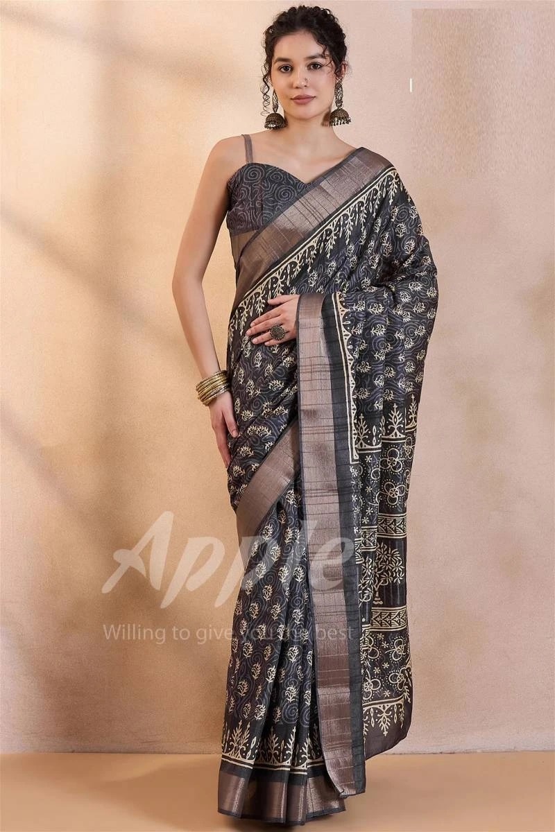 Apple Holland Silk 81 Printed Saree Collection