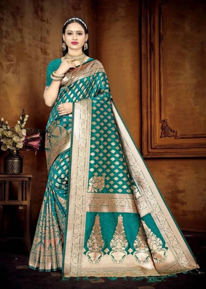 Ronisha Baby Giriz Banrasi Silk Saree Collection