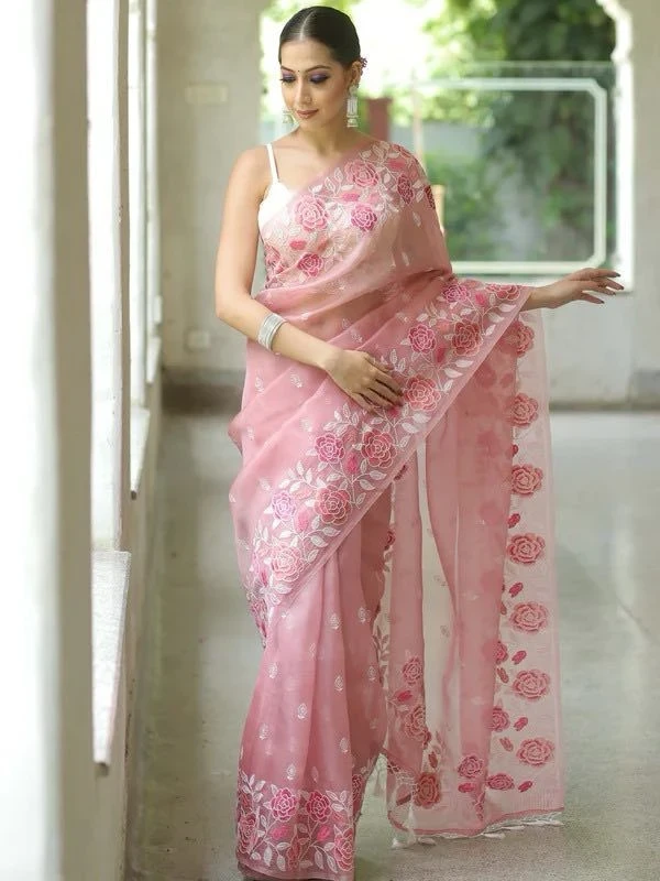 Vt 582 Soft Organza Silk Saree Collection