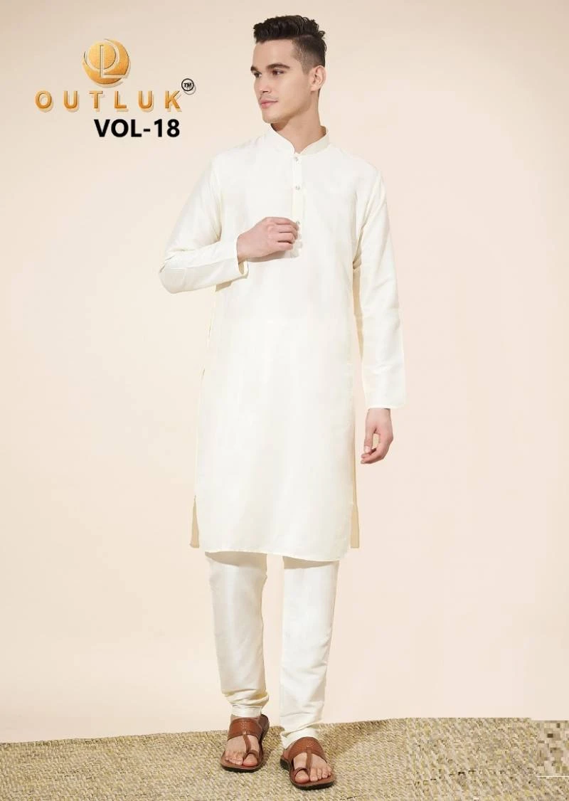 Outluk Vol 18 Mens Kurta With Pajama Collection
