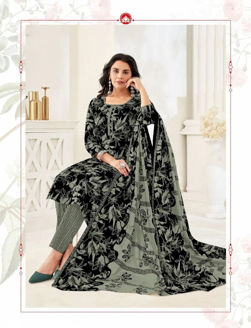 Balaji Kumkum Vol 35 Printed Dress Material