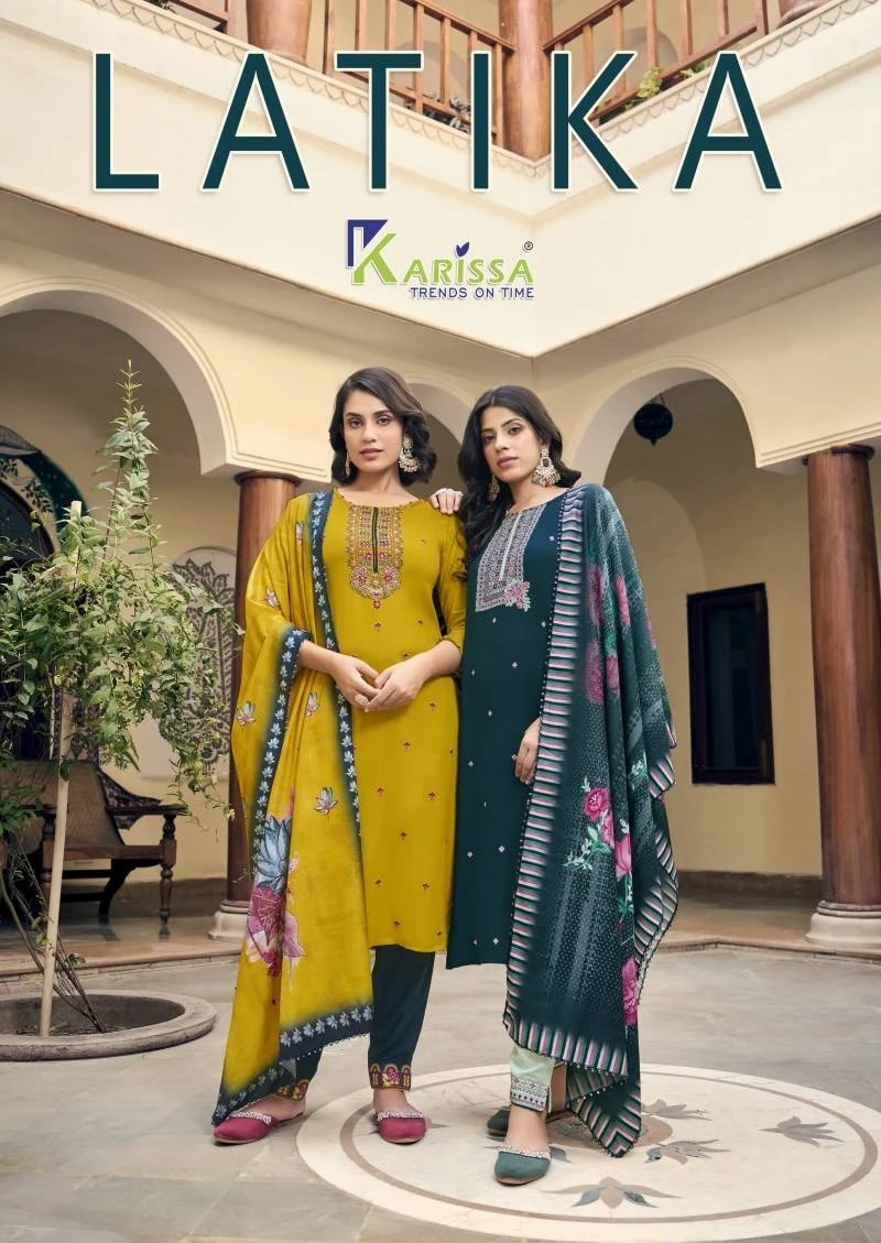 Karissa Latika Premium Designer Kurti Pant With Dupatta