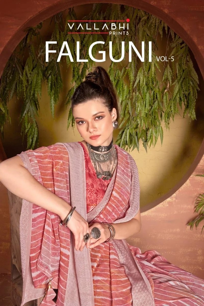 Vallabhi Falguni Vol 5 Georgette Saree Collection