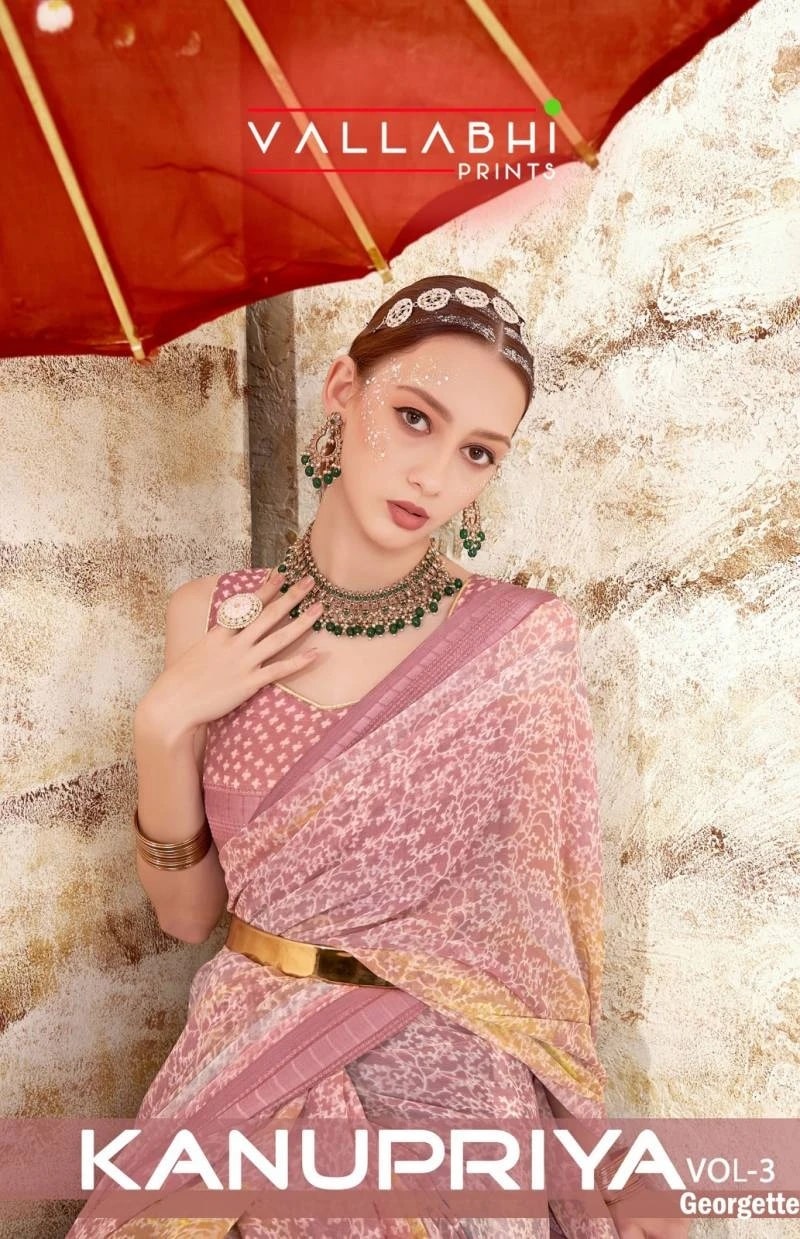 Vallabhi Kanupriya Vol 3 Printed Saree Collection