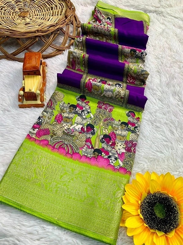 Shrishti 82 Digital Printed Silk Saree Collection