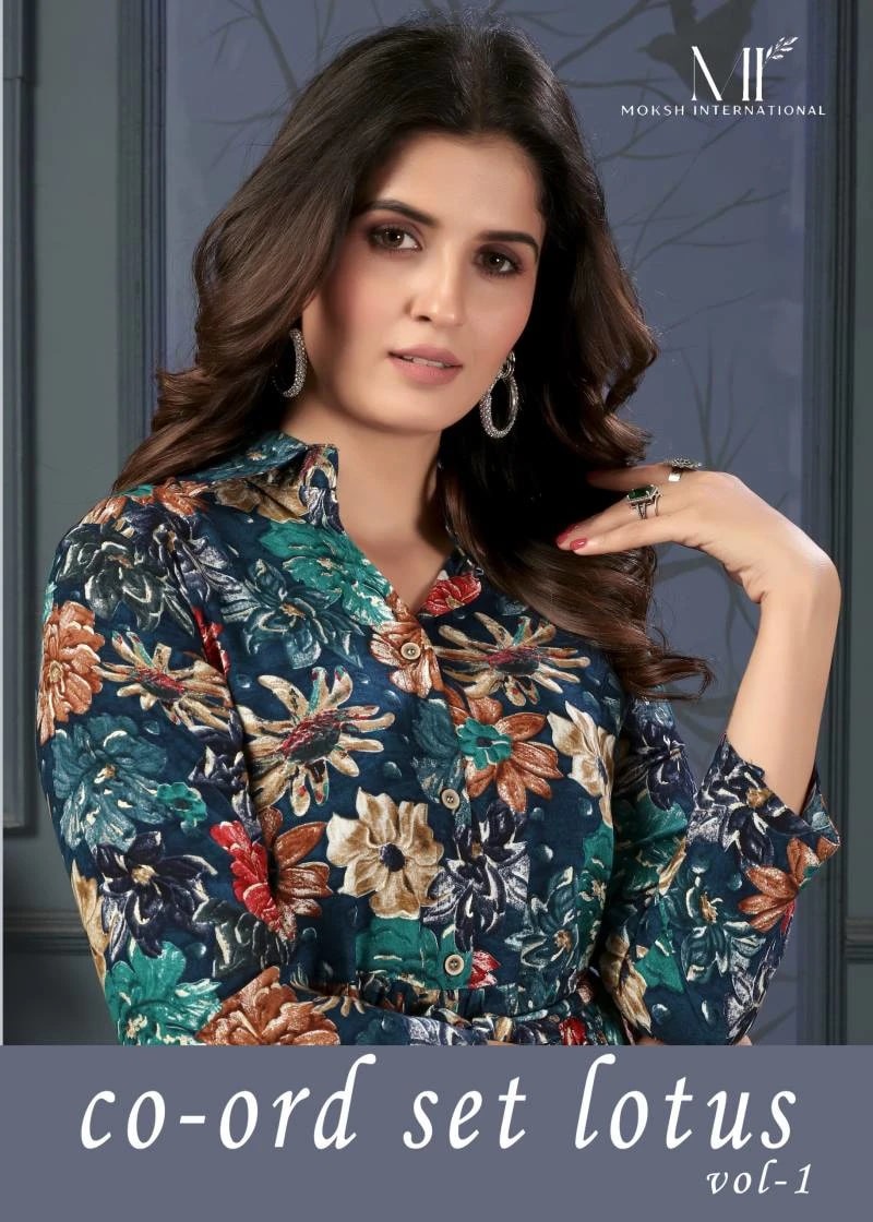 Moksh Co Ord Set Lotus Vol 1 Western Co Ord Collection