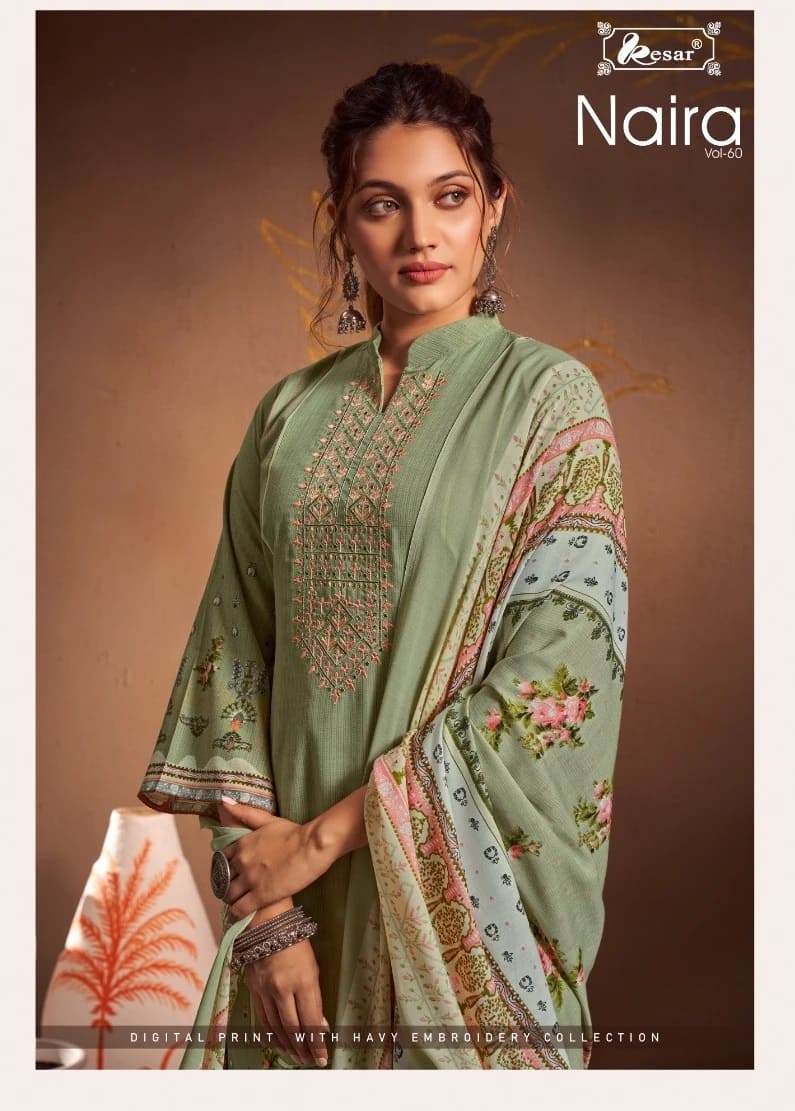 Kesar Naira Vol 60 Cotton Printed Dress Material Collection