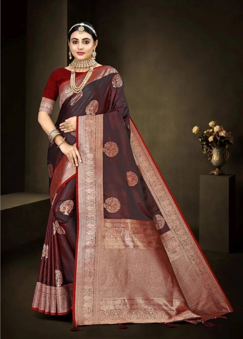 Ronisha Natasha Banarasi Silk Saree