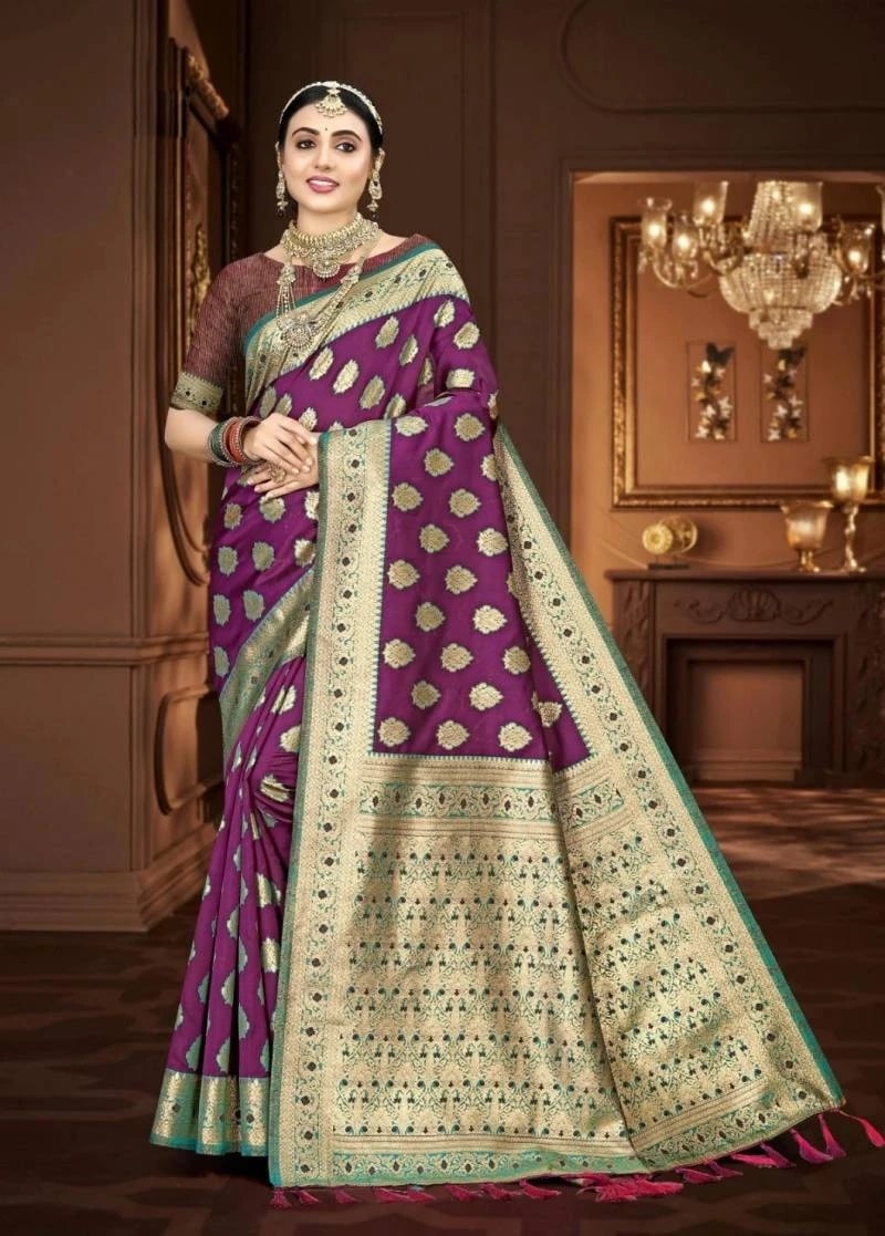 Ronisha Lucia Banarasi Silk Saree Collection