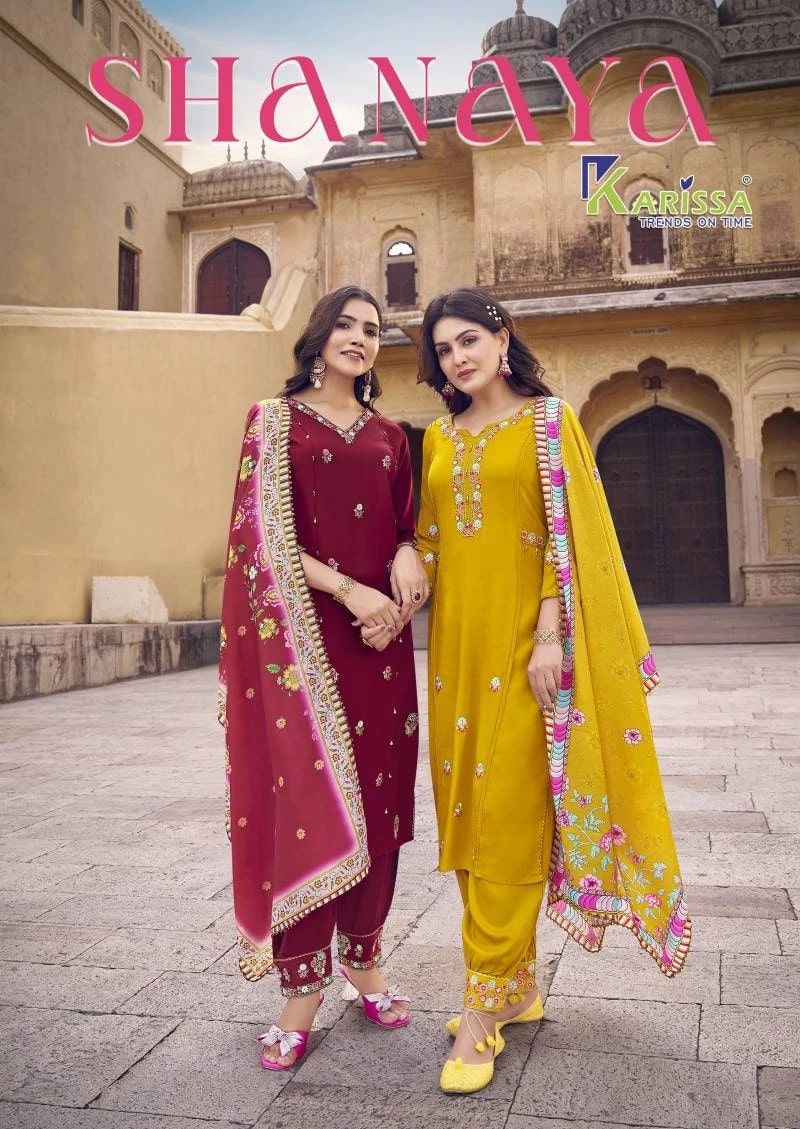 Karissa Shanaya Designer Kurti Bottom With Dupatta
